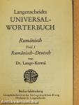 Langenscheidts Universal-Wörterbuch Rumänisch I-II.