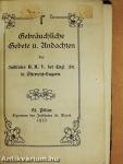 Gebräuchliche Gebete u. Andachten (gótbetűs)