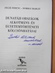 Dunatáji országok alkotmány- és egyetemtörténeti kölcsönhatásai (dedikált példány)
