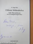 Orfeusz feldarabolva (dedikált példány)