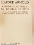 A modern művészet és irodalom eredete