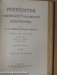 Természettudományi Közlöny 1917. január-december/Pótfüzetek a Természettudományi Közlönyhöz 1917. január-december