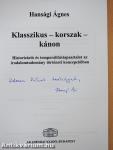 Klasszikus - korszak - kánon (dedikált példány)