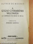 A század gyermekének vallomása