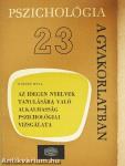 Az idegen nyelvek tanulására való alkalmasság pszichológiai vizsgálata