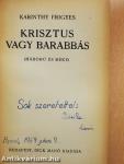 Krisztus vagy Barabbás