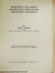 Budapest villamos energiaellátásának időszerű kérdései