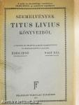 Szemelvények Titus Livius könyveiből