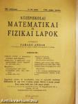 Középiskolai Matematikai és Fizikai Lapok 1936. május-junius