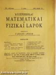 Középiskolai Matematikai és Fizikai Lapok 1936. január 15.