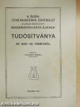 A Budai Zeneakadémia Egyesület államilag engedélyezett magánzeneiskolájának tudósítványa az 1929-30. tanévről