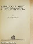 Pedagógia mint kultúrfilozófia