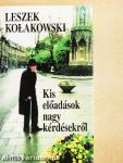 Kis előadások nagy kérdésekről