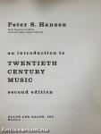 An Introduction to Twentieth Century Music