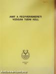 Amit a fegyverismereti vizsgán tudni kell