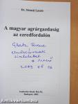 A magyar agrárgazdaság az ezredfordulón (dedikált példány)