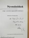Nyomdatitkok (dedikált példány)