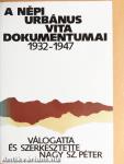 A népi urbánus vita dokumentumai