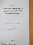 Katonai igazságszolgáltatás a királyi Magyarországon a XVI-XVII. században (dedikált példány)