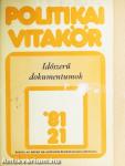 Politikai Vitakör 1981/21.