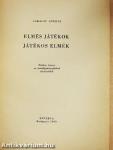 Elmés játékok, játékos elmék
