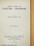 First steps in english grammar