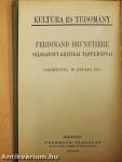 Ferdinand Brunetiére válogatott kritikai tanulmányai
