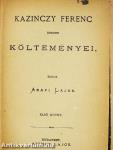 Kazinczy Ferenc összes költeményei I.