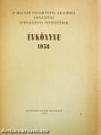 A Magyar Tudományos Akadémia Dunántúli Tudományos Intézetének évkönyve 1958