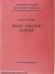 Német-magyar szótár