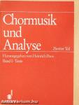 Chormusik und Analyse I-II.