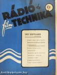Rádió és filmtechnika 1951. szeptember