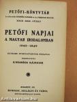 Petőfi napjai a magyar irodalomban