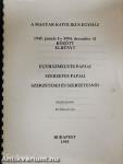 A Magyar Katolikus Egyház 1945. január 1-1994. december 31 között elhunyt egyházmegyés papjai, szerzetes papjai, szerzetesei és szerzetesnői