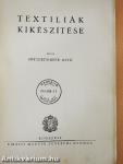 Textiliák kikészítése