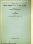 Műszaki matematikai gyakorlatok A. X.