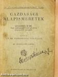 Gazdasági alapismeretek