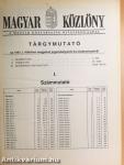Magyar Közlöny 1991. január-december I-III.