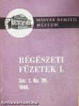 Régészeti füzetek I. 1986/39.
