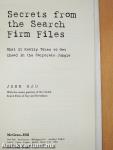Secrets from the Search Firm Files