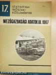 Mezőgazdasági adatok III. 1967