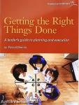 Getting the Right Things Done