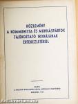Közlemény a Kommunista és Munkáspártok Tájékoztató Irodájának értekezletéről