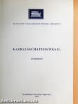 Gazdasági matematika II. távoktatással