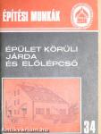 Épület körüli járda és előlépcső