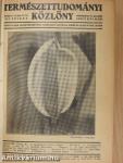 Természettudományi Közlöny 1935. (nem teljes évfolyam)/Pótfüzetek a Természettudományi Közlönyhöz