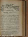 Természettudományi Közlöny 1935. (nem teljes évfolyam)/Pótfüzetek a Természettudományi Közlönyhöz