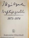 Naplójegyzetek 1973-1974