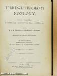Természettudományi Közlöny 1903. január-december/Pótfüzetek a Természettudományi Közlönyhöz 1903. január-december