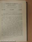 Természettudományi Közlöny 1903. január-december/Pótfüzetek a Természettudományi Közlönyhöz 1903. január-december